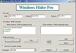 hide programs / hide windows / hide desktop